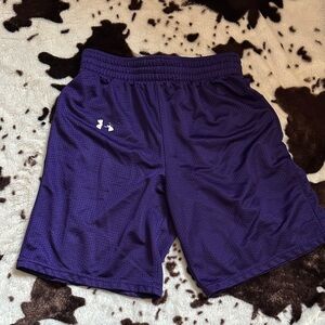Under Armour Men's Deep Purple Athletic Shorts